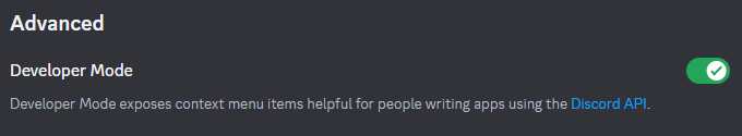 Enable Developer Mode